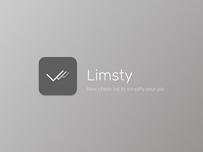 Limsty app application brand design dribbble logo mobile simple ui ux