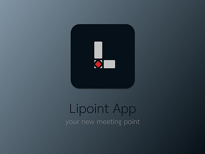 Lipoint App application blue brand design dribbble logo mobile ui