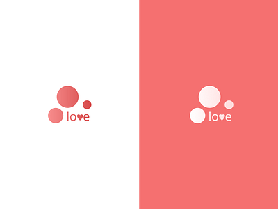 love app brand design dribbble logo love mobile simple ui