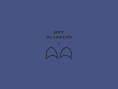 Bat Slippers blue brand design dribbble ecommerce logo simple typography ui ux