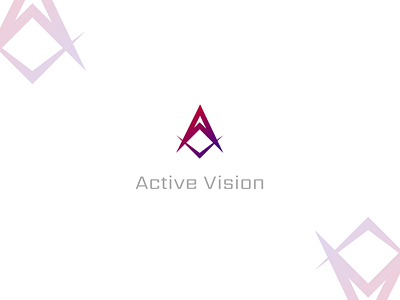 Active Vision brand design dribbble logo simple