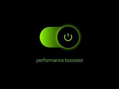 Performance Boosted app application boosted design mobile performance ui