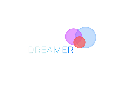Dreamer blue brand design dribbble logo simple vector