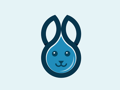 Drop Rabbit. adobe cc drop illustrator photoshop rabbit