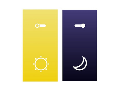 Light to dark switch app dark mode dark theme design minimal vector