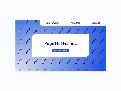 Page Not Found