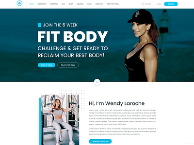 wendy Laroche fitness website