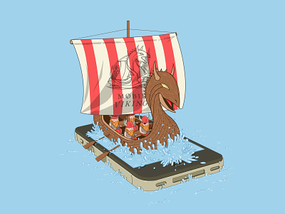 Mobile Vikings T-Shirt Design Contest Submission