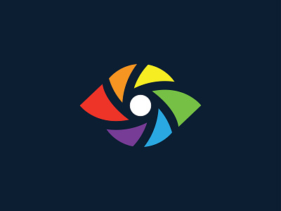 Emiko Logo 3d visualization brand identity branding eye illustrator interior design logo rainbow real estate vector virtual reality