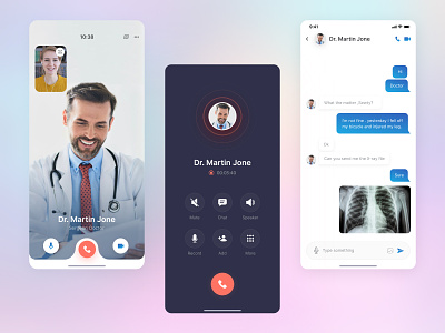 Health Care App - Call, Chat 👩‍⚕️
