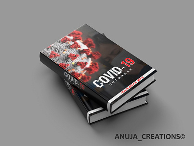 COVID 19 Book Cover Design adobe photoshop adobe photoshop cc artwork book branding cover artwork cover design design mockup