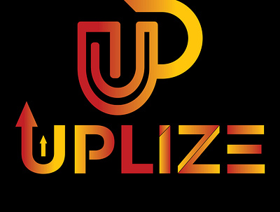 Uplize logo brand brand identity branding business card design graphic design illustration illustrator logo logo design logo designer minimal stationery tshirt tshirt design