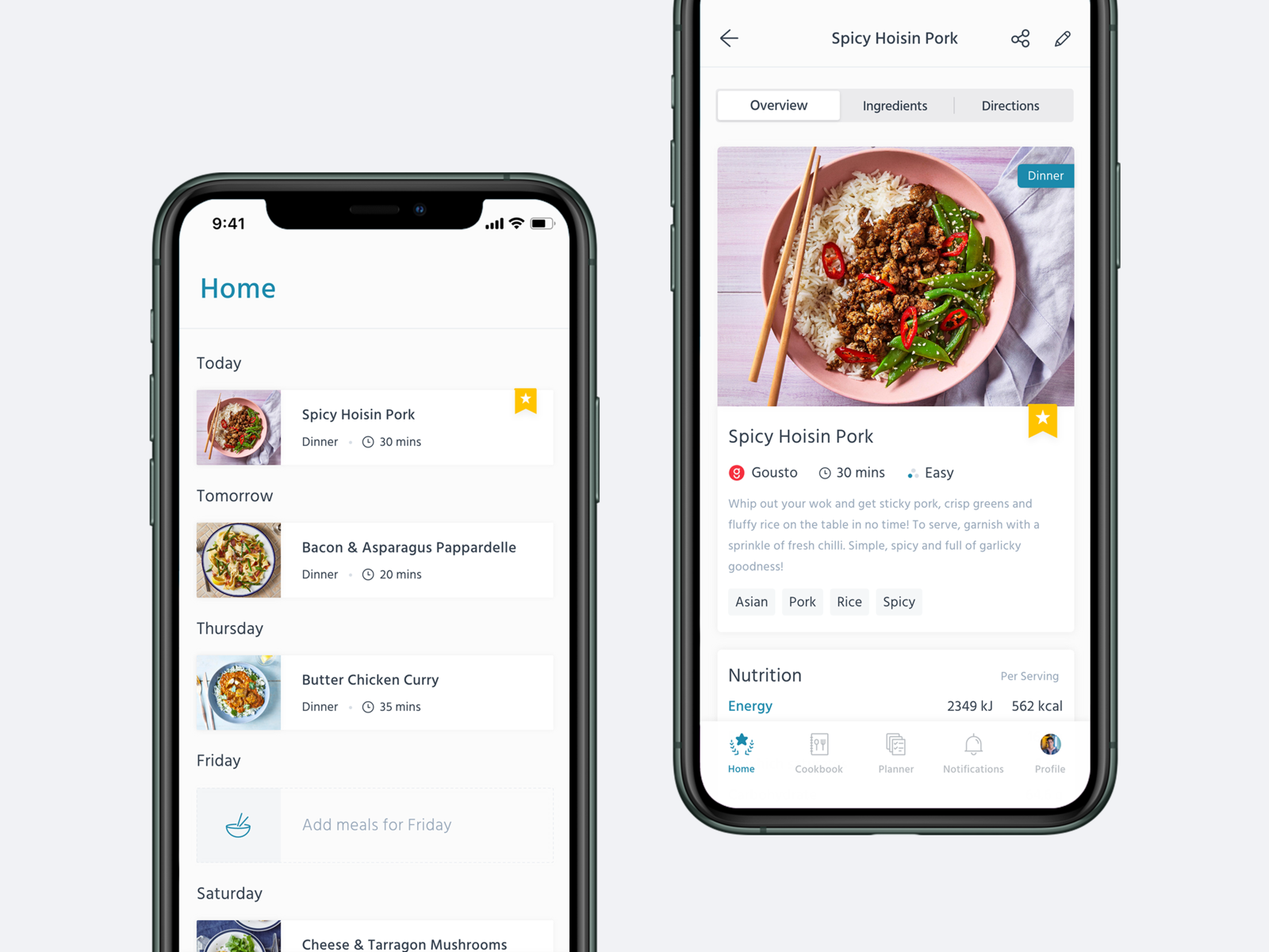 Cookbook App by Jack Brind on Dribbble