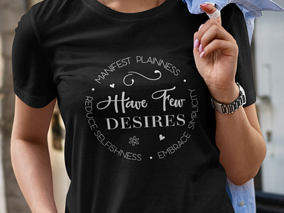 custom typography t-shirt design for women