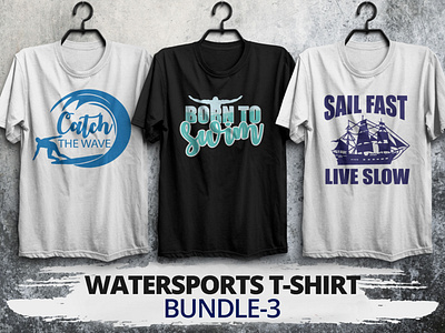 Watersports t-shirt design ( bundle - 3)