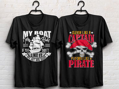 Captain Pirate graphic t-shirt design - Buy t-shirt designs