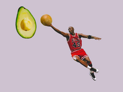 avocado slam dunk avocado collage collage art collageart collages digitalcollage jordan minimalism minimalist