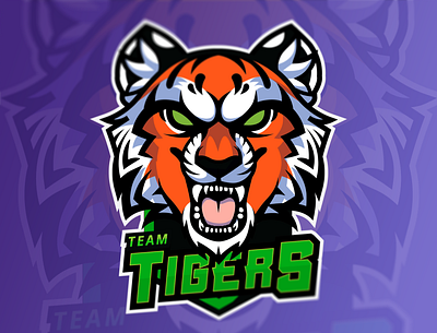 tiger logo esport esportlogo esports esports logo esports mascot illustration logo mascotlogo sports logo tiger tiger logo tiger mascot
