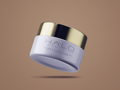 Halo Cosmetics product mockup