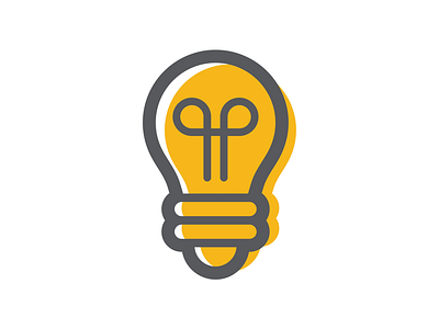 💡 graphicdesign icon lightbulb logo logodesign thicklines