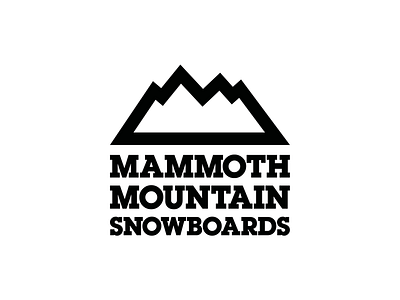 🏔 clean logo logodesign minimalist simple snowboarding thicklines