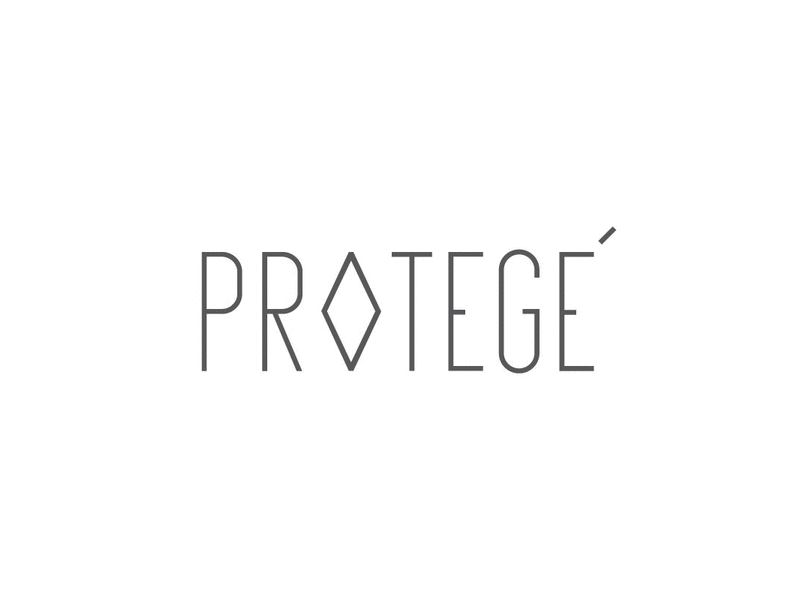 Protege' branding gif illustration logo typography