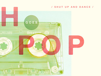 YTH Goes Pop | 1 of 3 layers lyrics overlay pattern pop sermon series texture typography youth