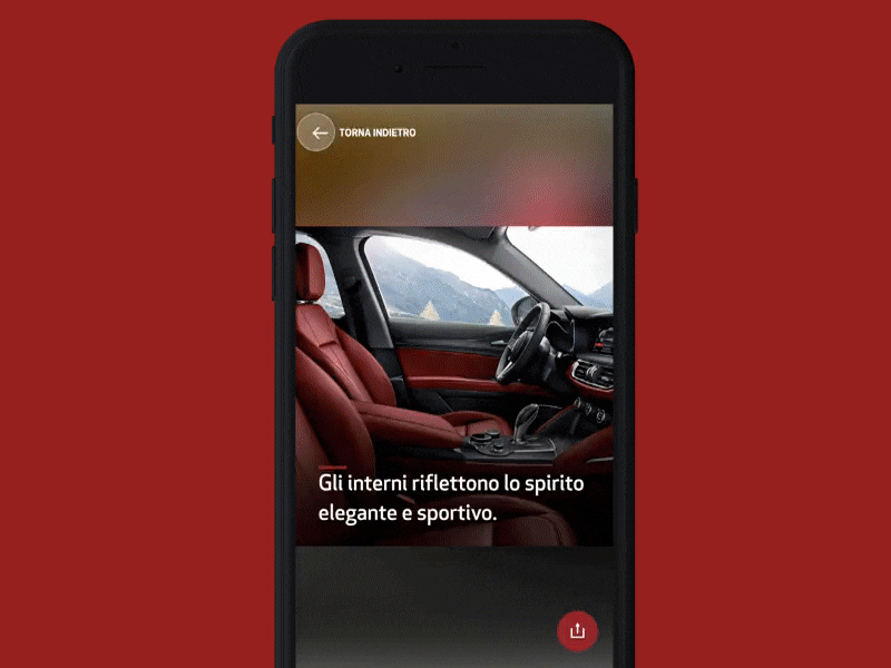 Auto News App | Create your own Video animation app car concept editing video interaction iphone news press select ui ux
