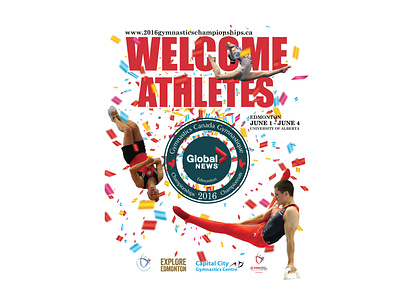 EIA Airport Poster - Welcome Athletes