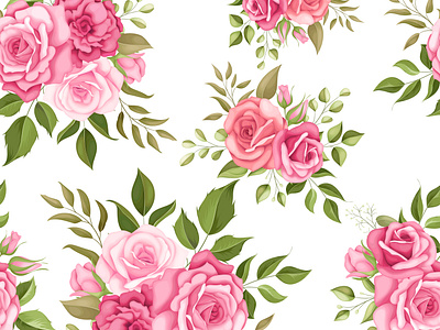 Beautiful flower seamless pattern