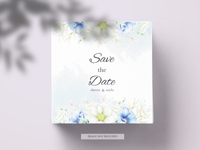 Beautiful wedding invitation