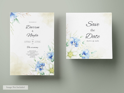 Elegant wedding invitation background card design elegant floral flower frame invitation invite template