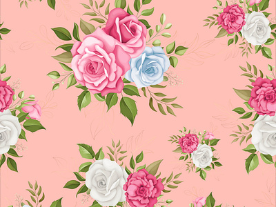 Beautiful floral seamless pattern