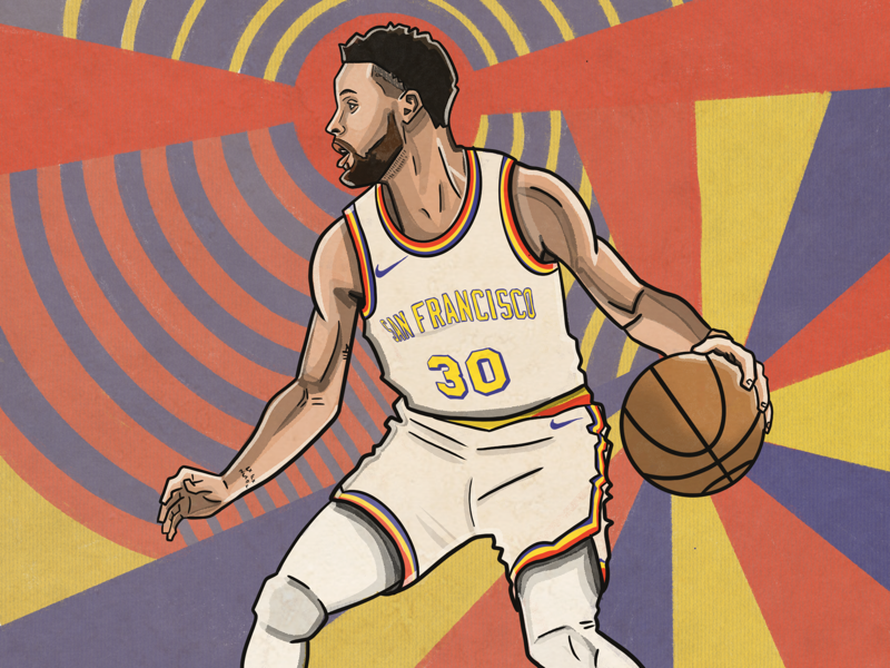 Stephen curry by KEITH DOKES on Dribbble