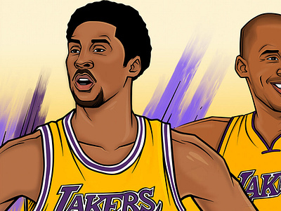 My Favorite Lakers - Kobe by Mike Endreola on Dribbble