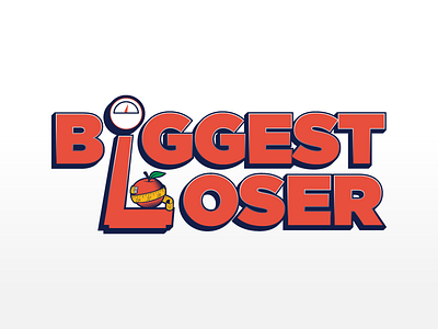 Biggest Loser biggest loser challenge competition illustrator logo