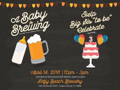 Brewing Baby & Big Sis Party