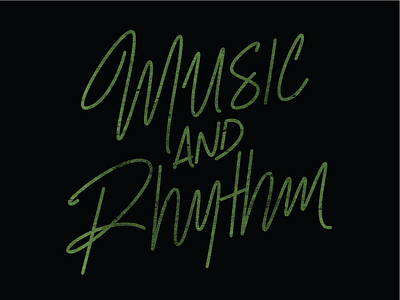 Music and Rhythm design lettering music rhythm shirt type typography