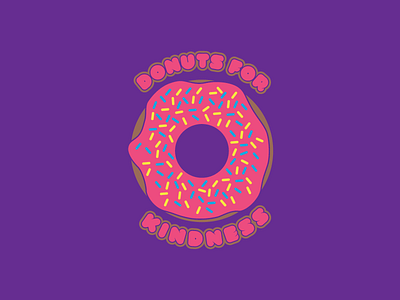 Donuts for Kindness donuts doughnuts food kind kindness screenprint shirt