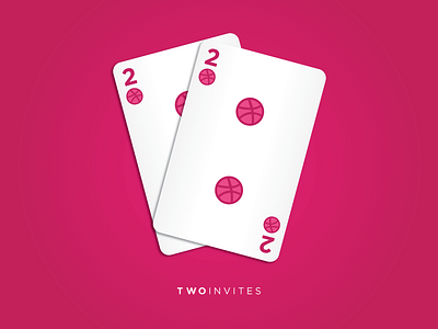 Draw Two candidates cards dribbble invite play prospects two