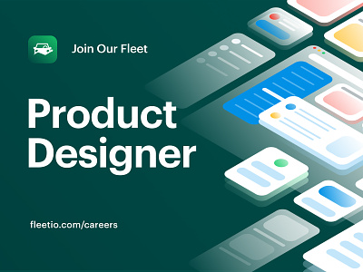 Product Designer - Hire fleet hiring interface job now hiring product design remote work ui design wanted