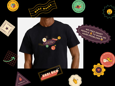 SKO T-shirt apparel design illustration sales sko swag tech