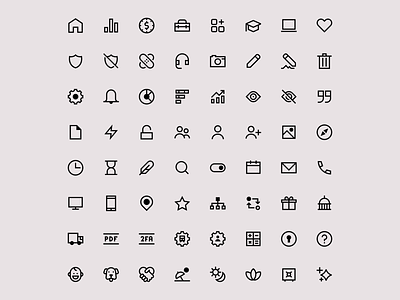 Updated Icons icondesign iconography icons product