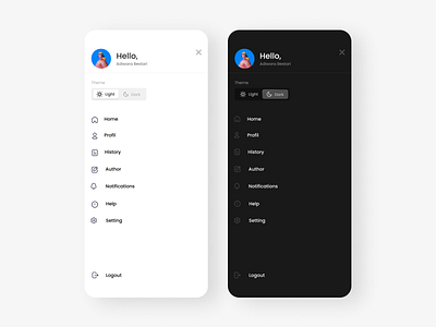 Simple Sidebar Mobile App