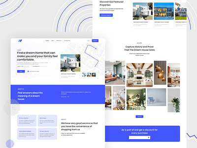 STRIPS - Landing page property by Hendar Misdar on Dribbble