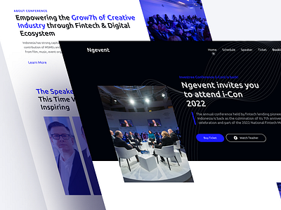 Ngevent - Seminar Landing Page