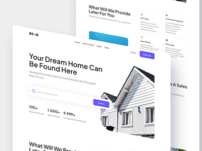 IMAH - Agency Real Estate  Landing page