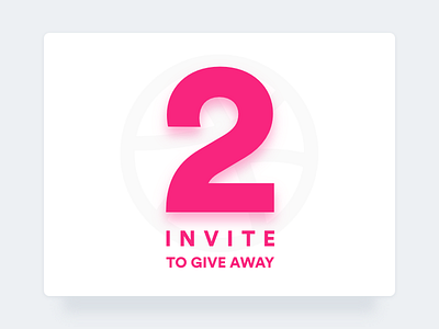 2 Dribbble Invite to give away...