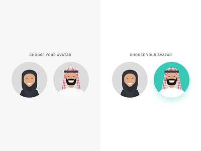 Avatar clean design dubai flat icon illustration minimal saudi arabia simple ui ux