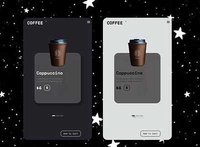 A minimal Coffee App UI design design minimal product design ui ui design ui designs uiux ux